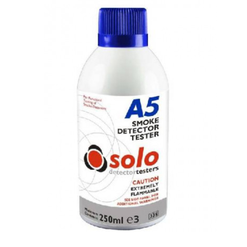Aerozolis dūminių jutiklių testavimui 250 ml SOLO A5 Aerozolis dūminių jutiklių testavimui 250 ml SOLO A5