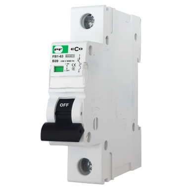 Automatinis jungiklis, FB1-63 B 1P 20A, Promfactor ECO serija Automatinis jungiklis, FB1-63 B 1P 20A, Promfactor ECO serija
