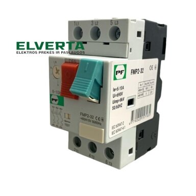 Automatinis jungiklis variklių apsaugai FMP2-32 /6-10A Automatinis jungiklis variklių apsaugai FMP2-32 /6-10A