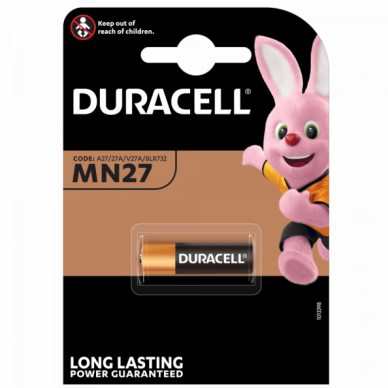 Baterija Duracell MN27, 1 vnt.