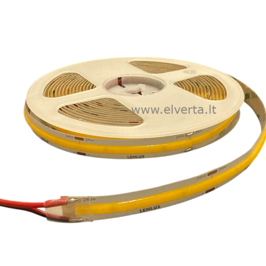 COB LED juosta 11W/m, 24Vdc, 480LED/m, neutrali balta 4000K, 180°, IP20 COB LED juosta 11W/m, 24Vdc, 480LED/m, neutrali balta 4000K, 180°, IP20