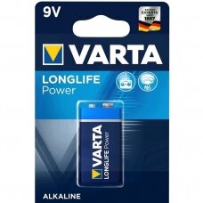 Elementai Varta Longlife Power 9V, 1 vnt.