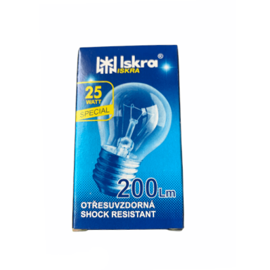 Elektros lemputė, E27, 25W, 200 liumenų, ISKRA Elektros lemputė, E27, 25W, 200 liumenų, ISKRA