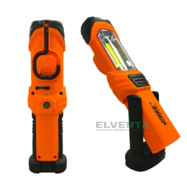 Įkraunamas darbo prožektorius COB(3W)+LED 1W JF716AD-COB