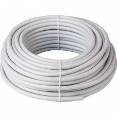 Instaliacijos kabelis H05VV-F 5*2.5mm2 apvalus, baltas, lankstus