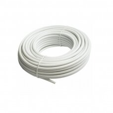 Instaliacijos kabelis H03VV-F 2*0.75mm2, baltas apvalus, lankstus