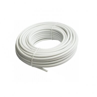 Instaliacijos kabelis H03VV-F 2*0.75mm2, baltas apvalus, lankstus 1