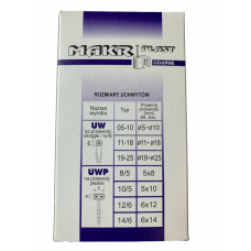 Kabelio laikiklis UWP 10-5, plokščias, Mark-Plast (1 pakuotė)