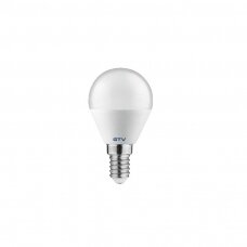 LED lemputė (neutralios-baltos šviesos), burbuliukas, E14, 6W, 4000K, 470 lm, GTV