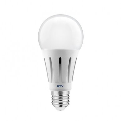 LED lemputė (šiltos-baltos šviesos), E27, 20W, 3000K, 1800 liumenų, GTV