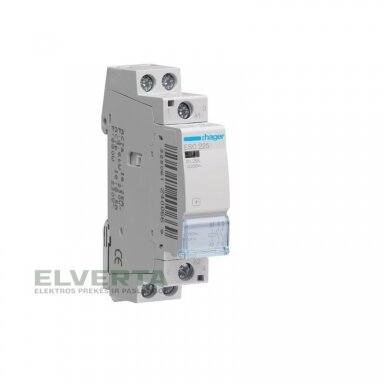 Modulinis kontaktorius, 25A, 2NO, 230V, ESC225 Hager Modulinis kontaktorius, 25A, 2NO, 230V, ESC225 Hager