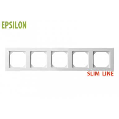 Rėmelis 5 vietų, serija Epsilon Slim Line, Liregus Rėmelis 5 vietų, serija Epsilon Slim Line, Liregus