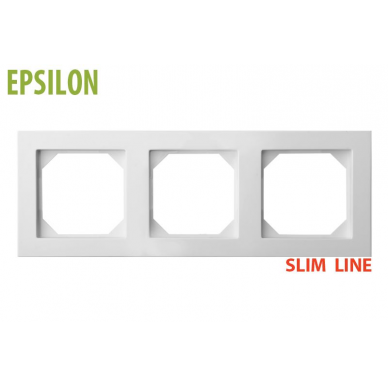 Rėmelis 3 vietų, serija Epsilon Slim Line, Liregus