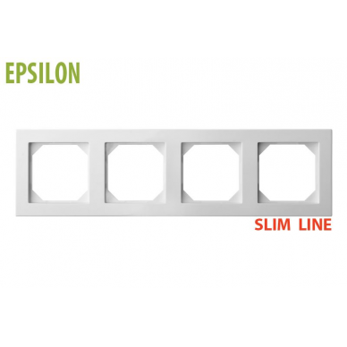Rėmelis 4 vietų, serija Epsilon Slim Line, Liregus