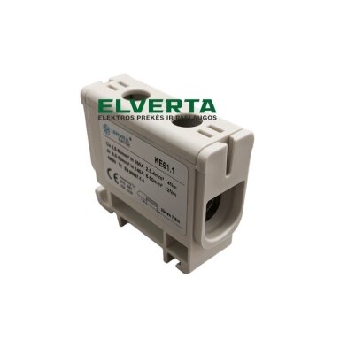 Sujungimo gnybtas 1xAl/Cu 2,5-50mm² pilkas, KE61.1 Linkwell Sujungimo gnybtas 1xAl/Cu 2,5-50mm² pilkas, KE61.1 Linkwell